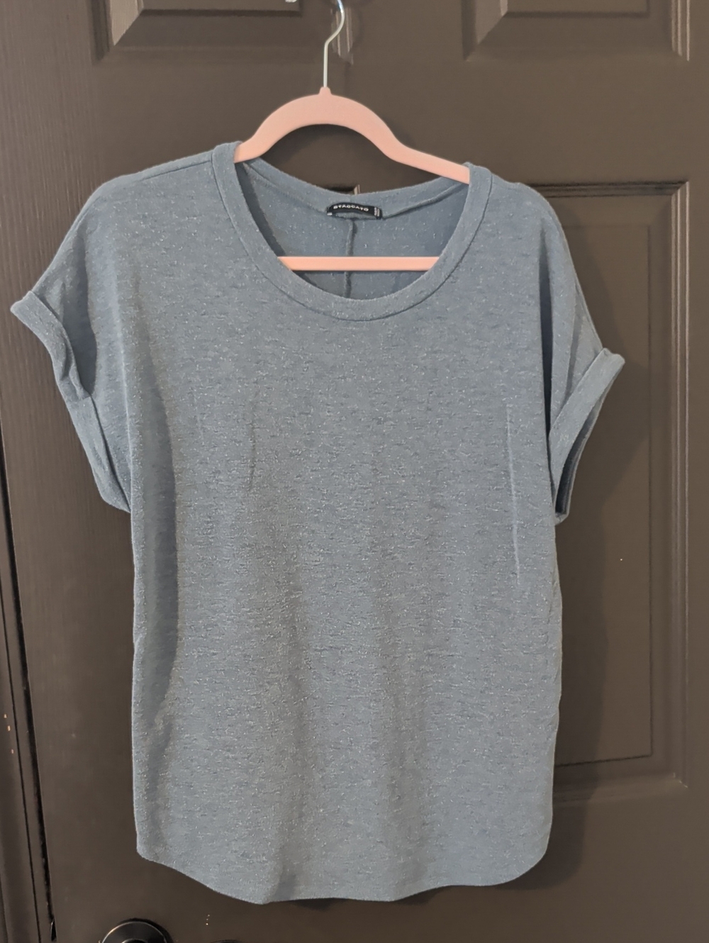 Casual Heather Green Short Sleeve Women's Tee